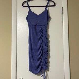 Almost Famous Blue shimmer mini dress